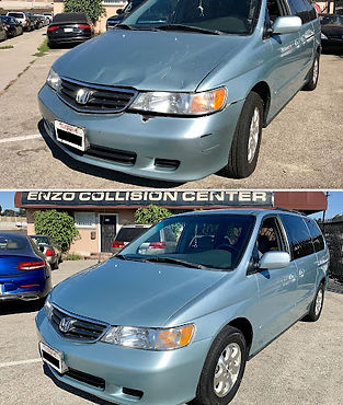 Recent collision repair project