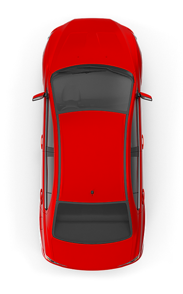 Top view of a car
